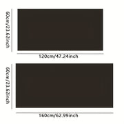 Geometrik naqshli xotira ko'ylagi gilam, sirg'alishga qarshi orqa qismi bilan, 1.5 sm qalinlikda