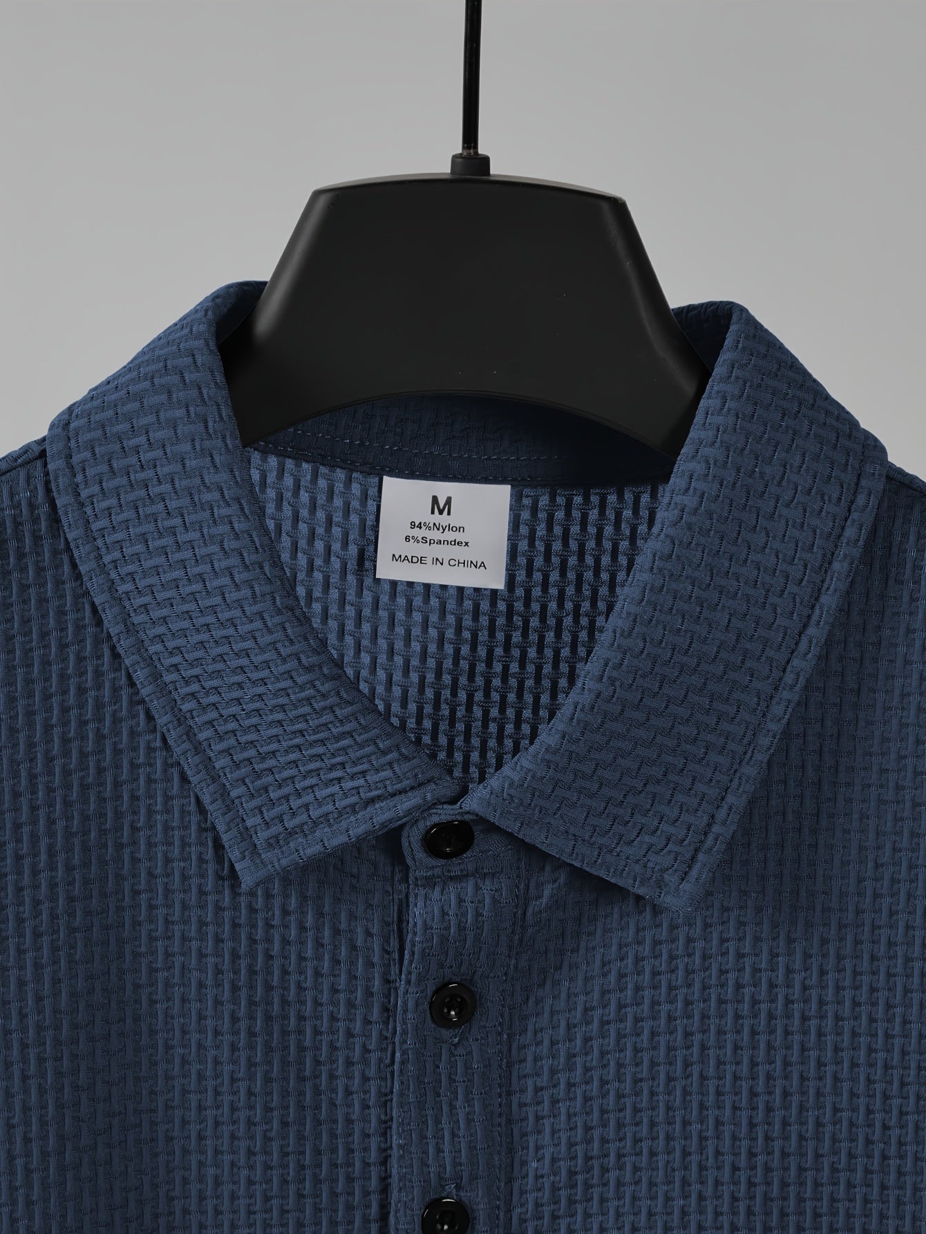 Men's Golf Shirt Medium Stretch Short Sleeve Lapel Casual Summer