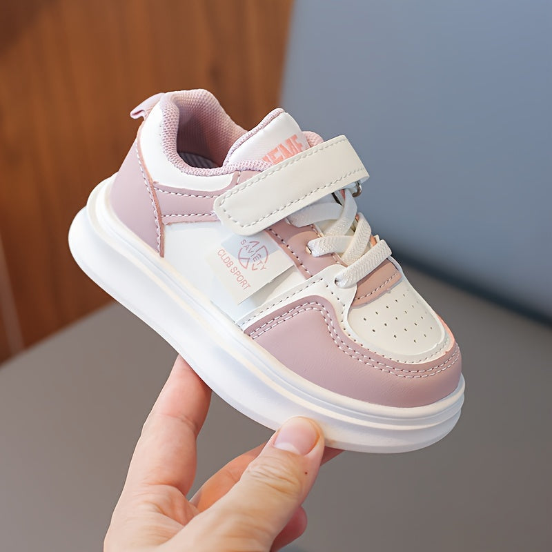 Kids White Sneakers for Boys and Girls Age 1-6 Lightweight Casual Running Shoes