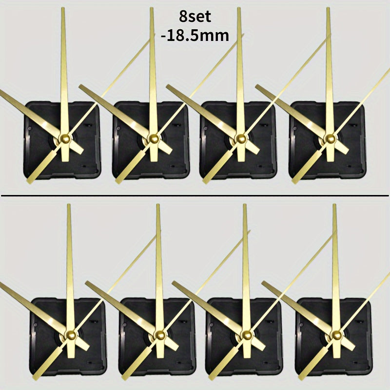 Set of 8 Cross Stitch Movement and Hands for DIY Clock Repair