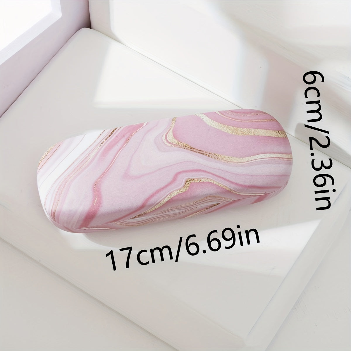 2 ta pushti bronzlash seriyasidagi ayollar uchun ko'zoynak saqlashga mo'ljallangan portativ egiluvchan qutilar to'plami