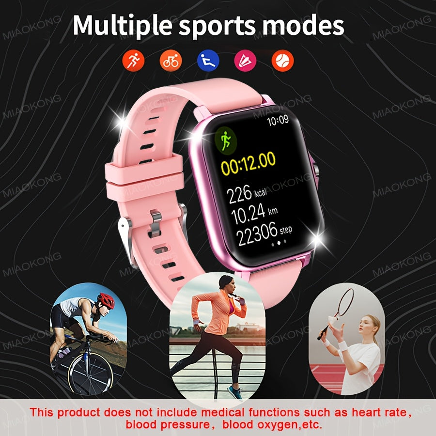 1.83-Inch Outdoor Fitness Smartwatch with Calling Messaging Music Control and Health Tracking