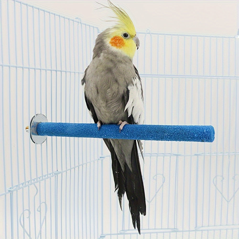 Colorful Parrot Grinding Teeth Stick Bird Cage Perch and Toy