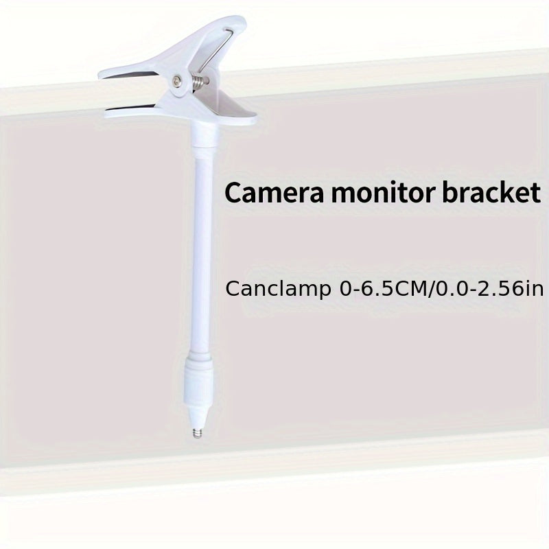 Indoor and Outdoor Camera Clip for Crib Monitors and Desktop Cameras