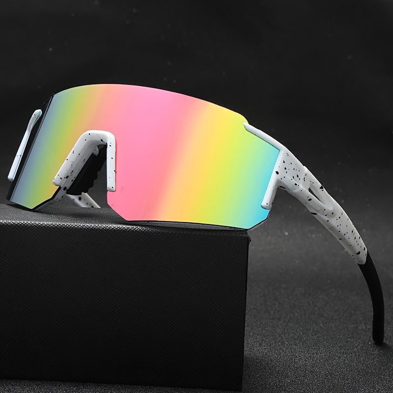 Sports Glasses for Cycling Running Fishing UV Protection Anti-Glare PC Frame