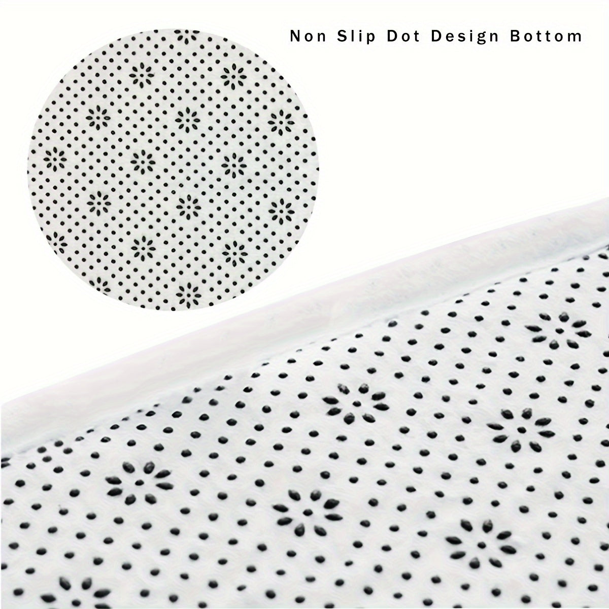 Kitchen Mat Anti-Slip Absorbent Washable Runner Rug for Hallway Laundry 2 Pieces