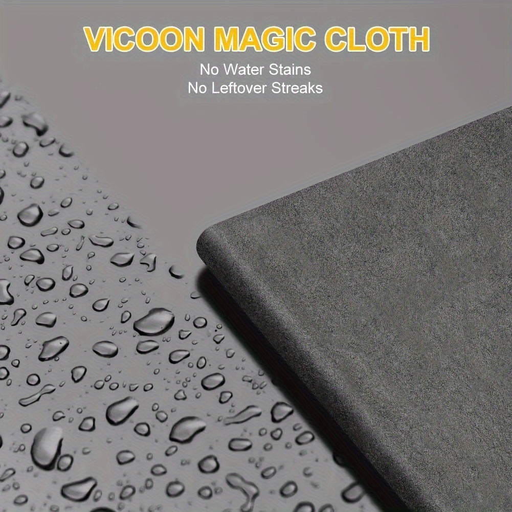 Набор из 4 микрофибровых салфеток для очистки окон, зеркал и поверхностей