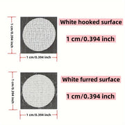 Cinta de nailon autoadhesiva de 0,394 pulgadas, 1000 piezas para organización de manualidades