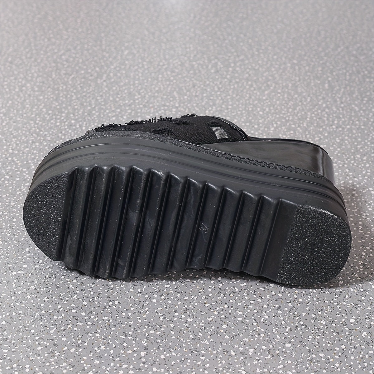 Sandalias con patrón de cuadros para mujer con suelas suaves para paseos de verano