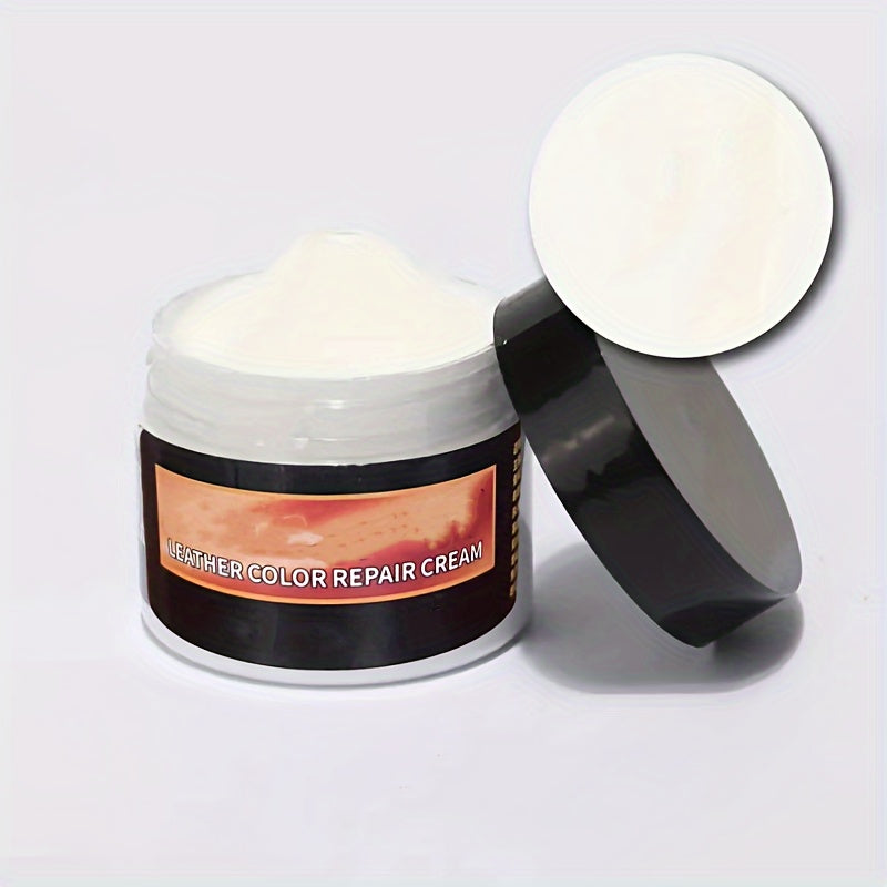 Крем для ремонта кожи от царапин на кожаной мебели, автомобильных сиденьях и сумках