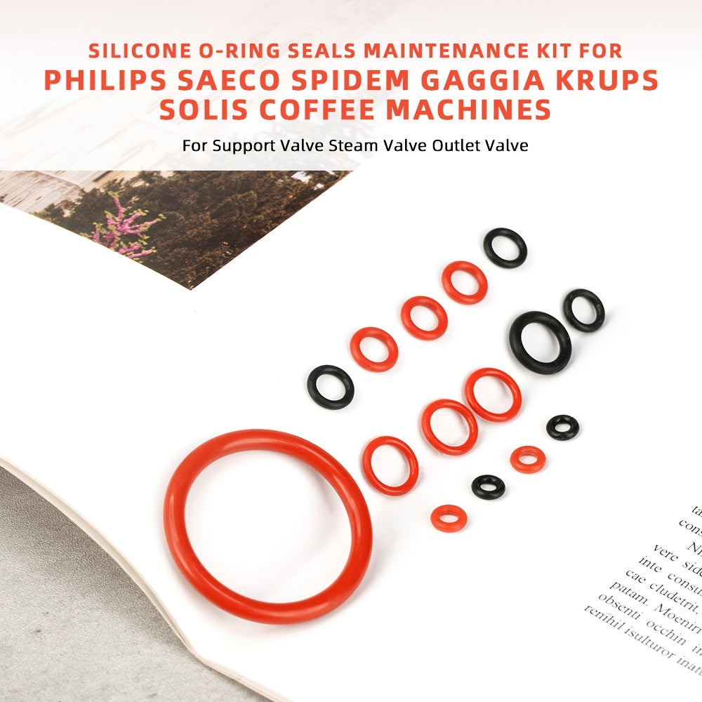 Silicone Sealing Rings for Coffee Machines, Compatible with Valve and Outlet