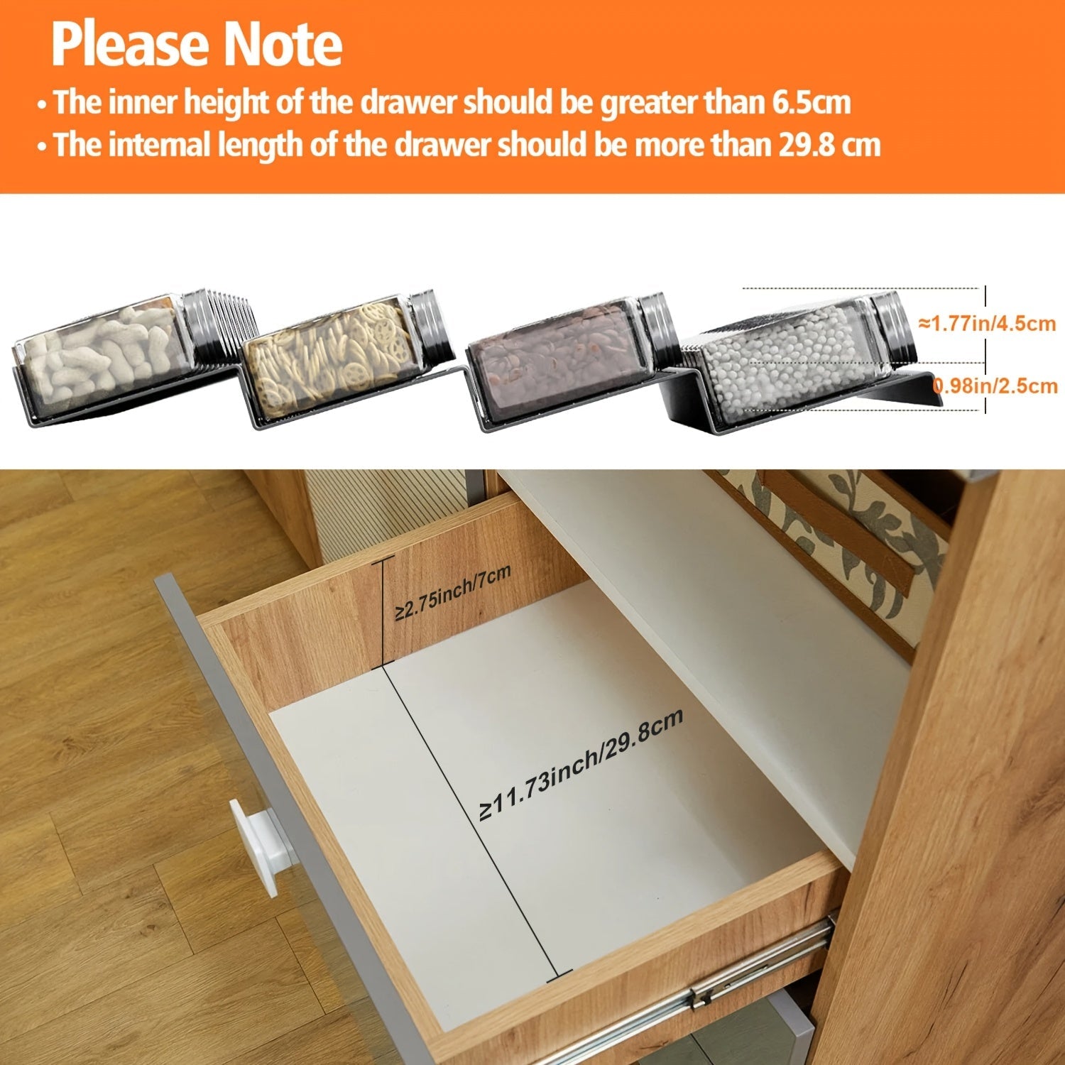 Moslashuvchan Plastik Zaytun Qopqog'i Tashkilotchisi 2-to'plam Kengaytiriladigan 4-Qavatli Oshxona Saqlash