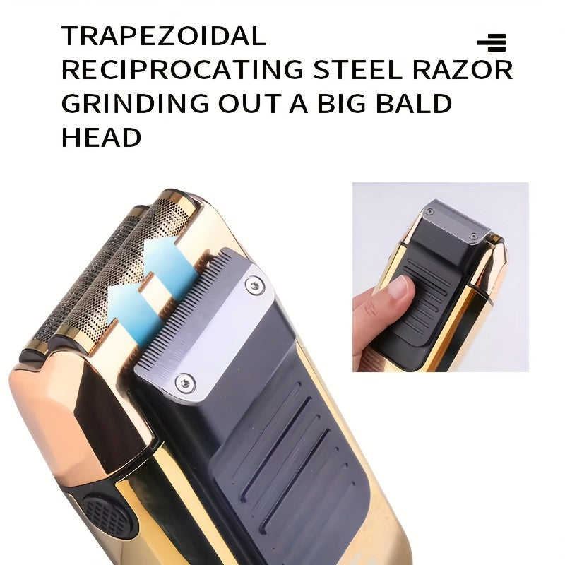 Электробритва Kemei KM-2028 «два в одном» с регулируемыми настройками и зарядкой через USB