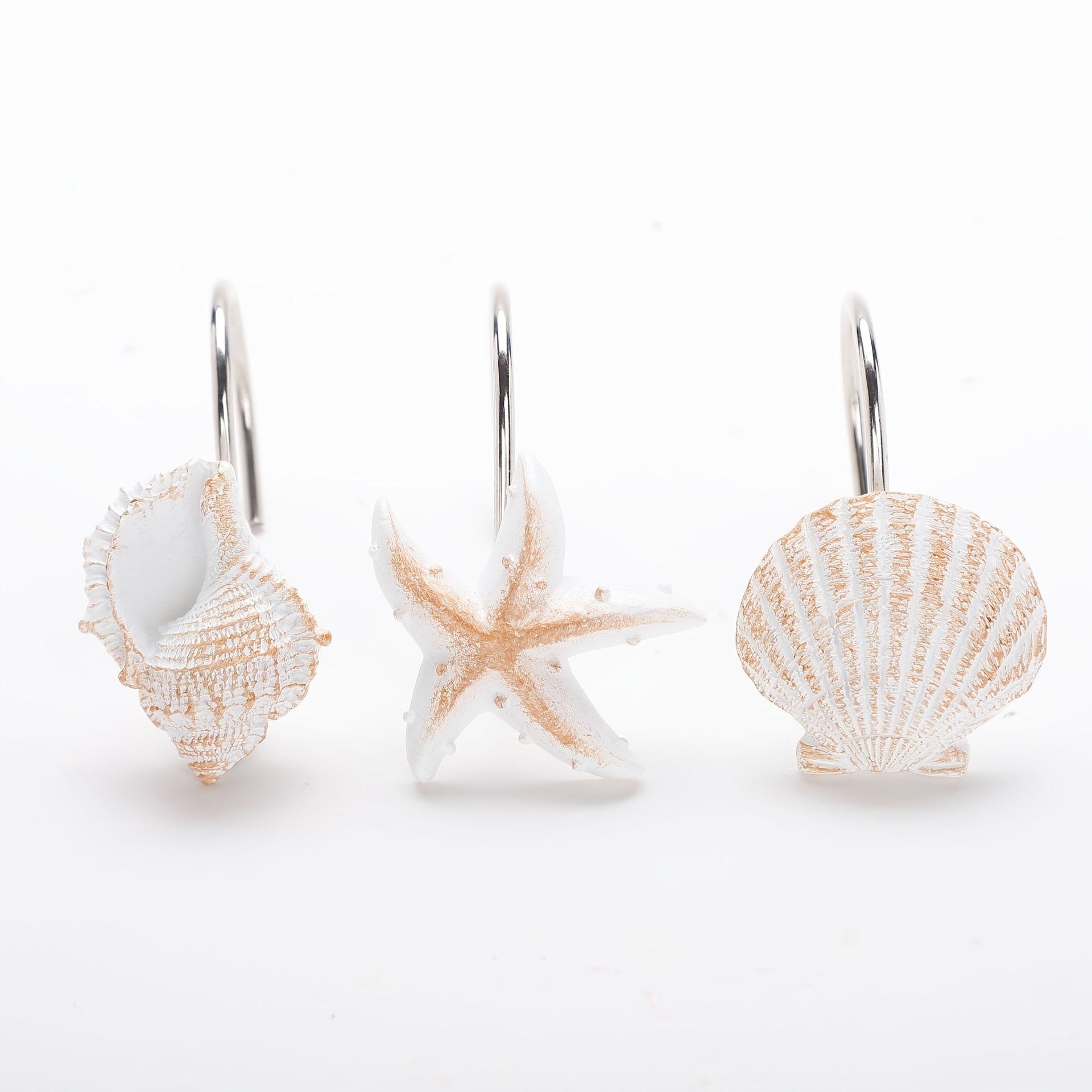 12 dona plyaj shell hammom uchun qulf va bezak uchun qulf