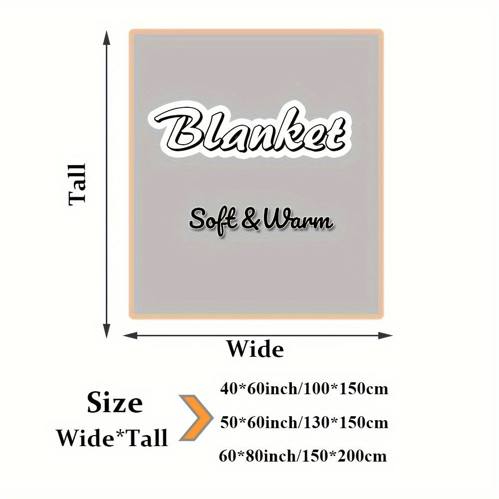 Contemporary Glow in the Dark Space Theme Throw Blanket Knitted Polyester Sofa Cover