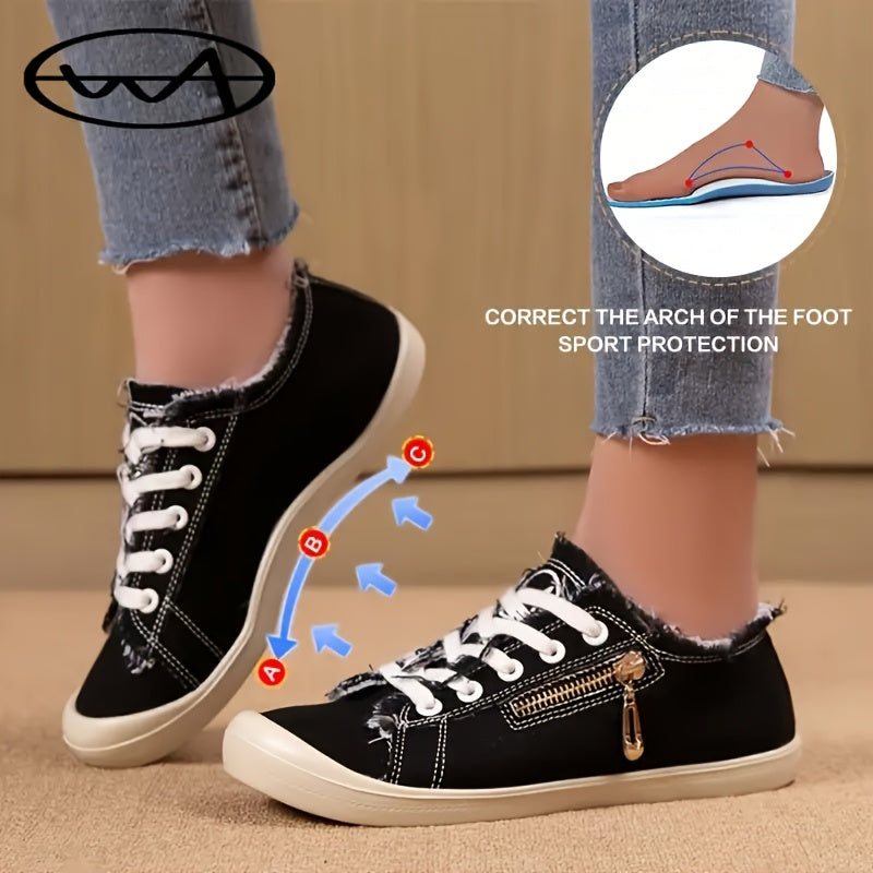 Unisex Spring Fleece Casual Flat Sports Shoes for Students