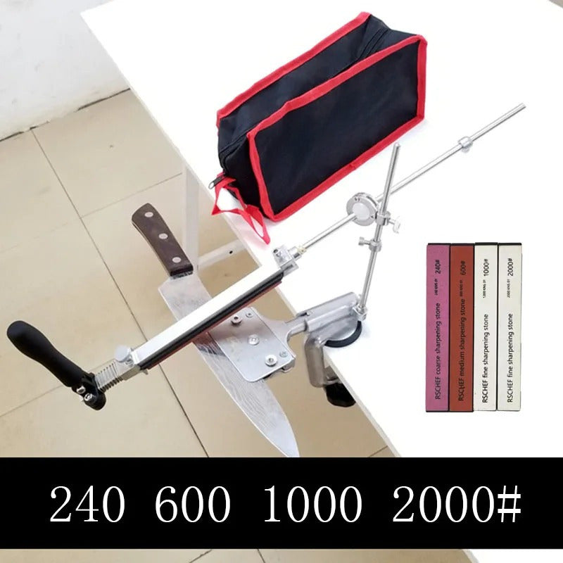 Yangi professional Ruixin pro 4 rx 008 Alüminiy alloy pichoq silliqlash tizimi, olmosli silliqlash toshi bilan.