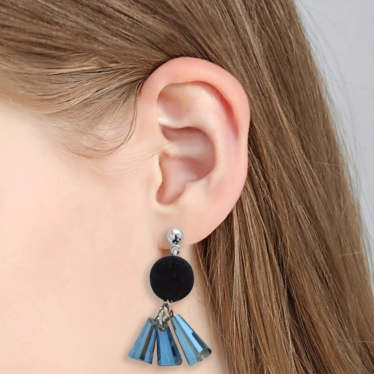 80 Pcs Jewelry Findings Set with Ball and Column Earrings and Butterfly Backs for DIY Jewelry Making in Silver and Gold