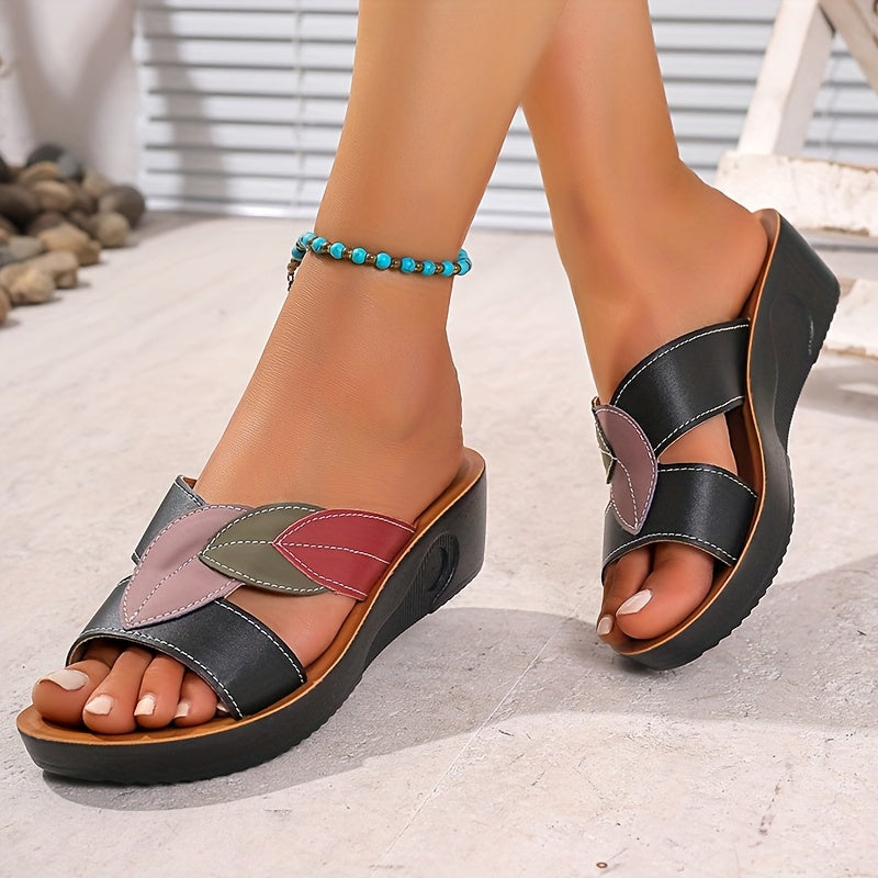 Women's Casual Thick-Soled Open-Toe Sandals, Anti-Slip Comfortable Flip-Flops
