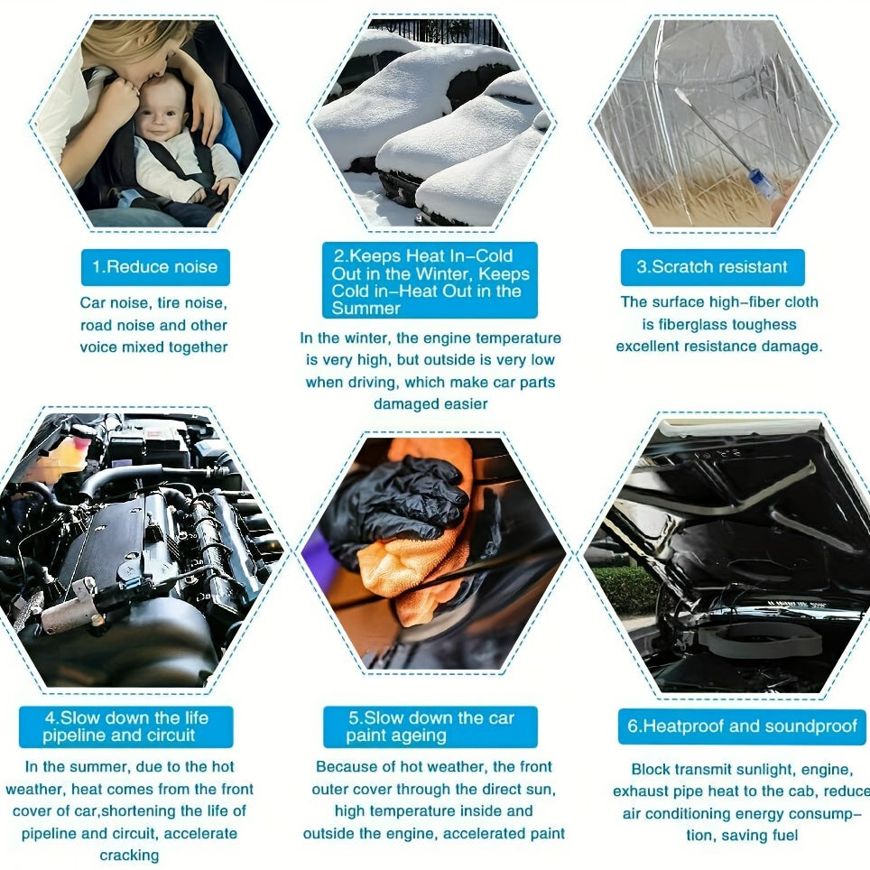 Avtomobil eshigi qopqog'i ovoz yalıtıcı paxta issiqlik yalıtıcı material