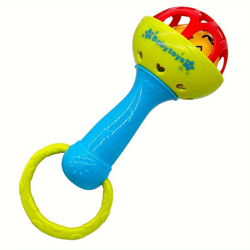 Baby Rattle Toy Set for Toddlers 0-3 Vibrating Grip Training Soothing Development