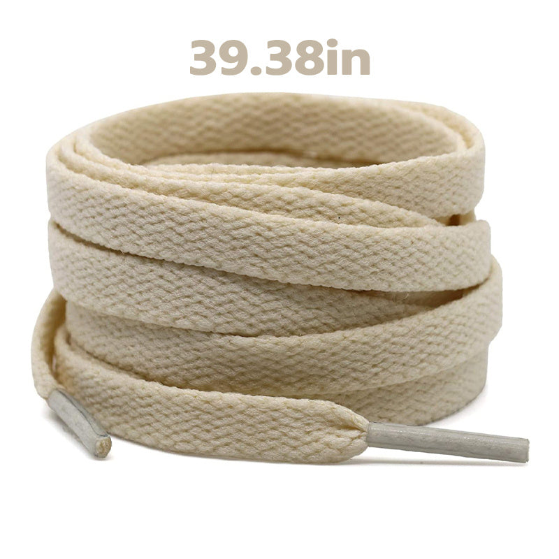 Unisex Flat Shoe Laces for Running Sneakers Boot Strings 48 Inches Black