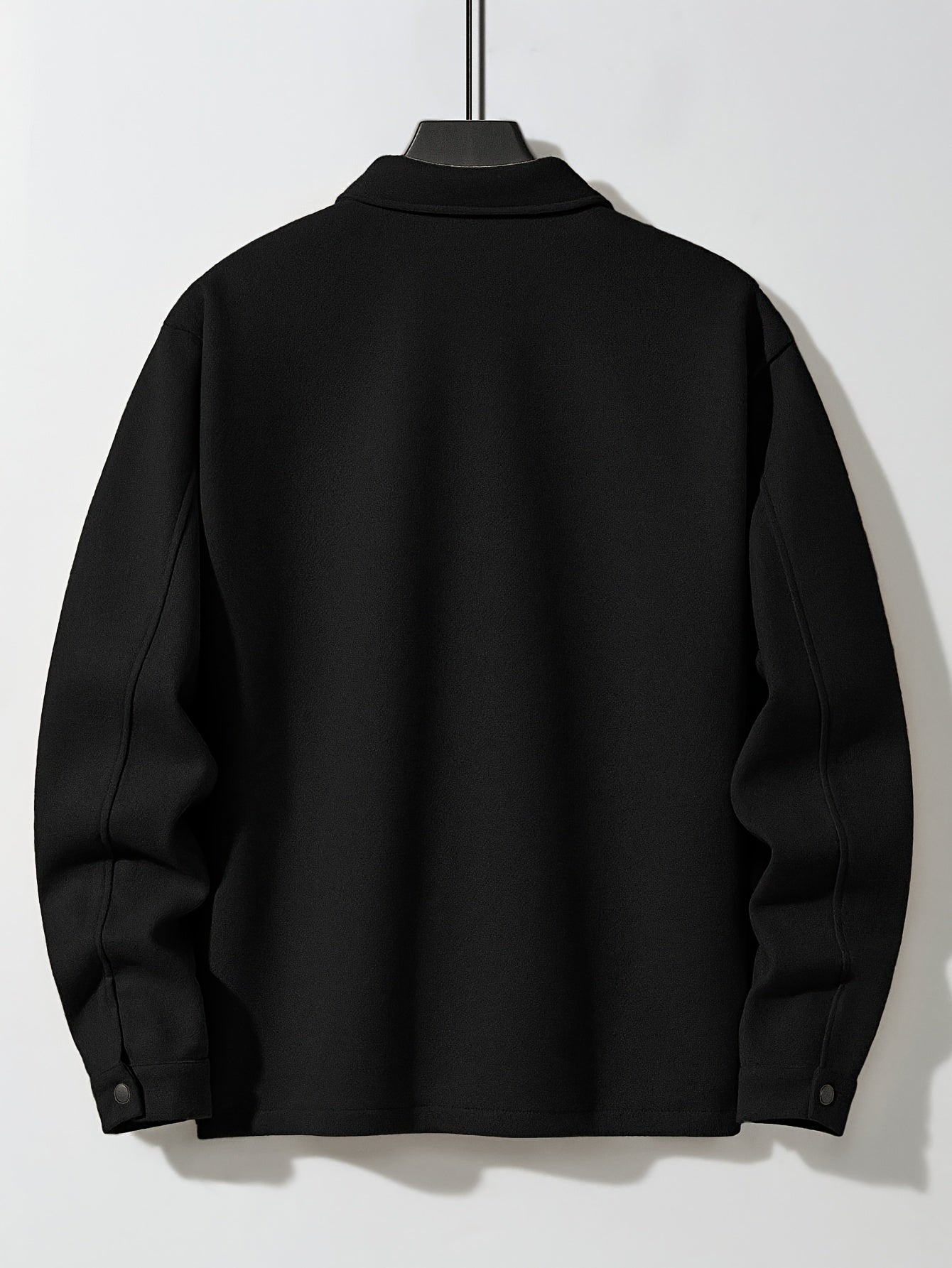 Men's Wool Tweed Jacket Fall Winter Lapel Collar Pockets Regular Fit