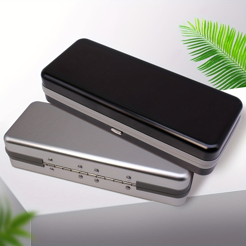 Women's Aluminum Eyeglass Case Multi-Pair Storage Portable Glasses Holder