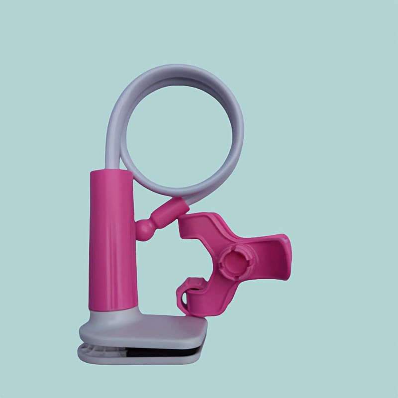 Mobile Phone Stand with 360° Omnidirectional Wheel Bedside Adjustable Holder