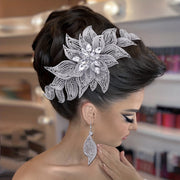Handmade Bridal Hair Bands with Rhinestones for Wedding Dresses