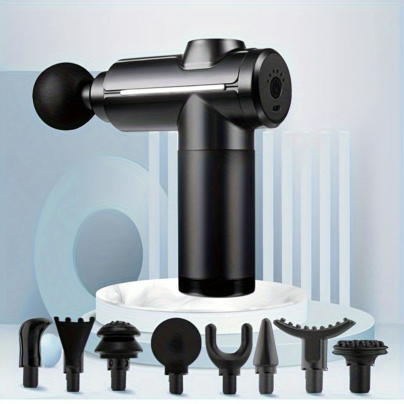 Rechargeable USB Massage Gun for Deep Tissue Muscle Relief Back Neck Waist