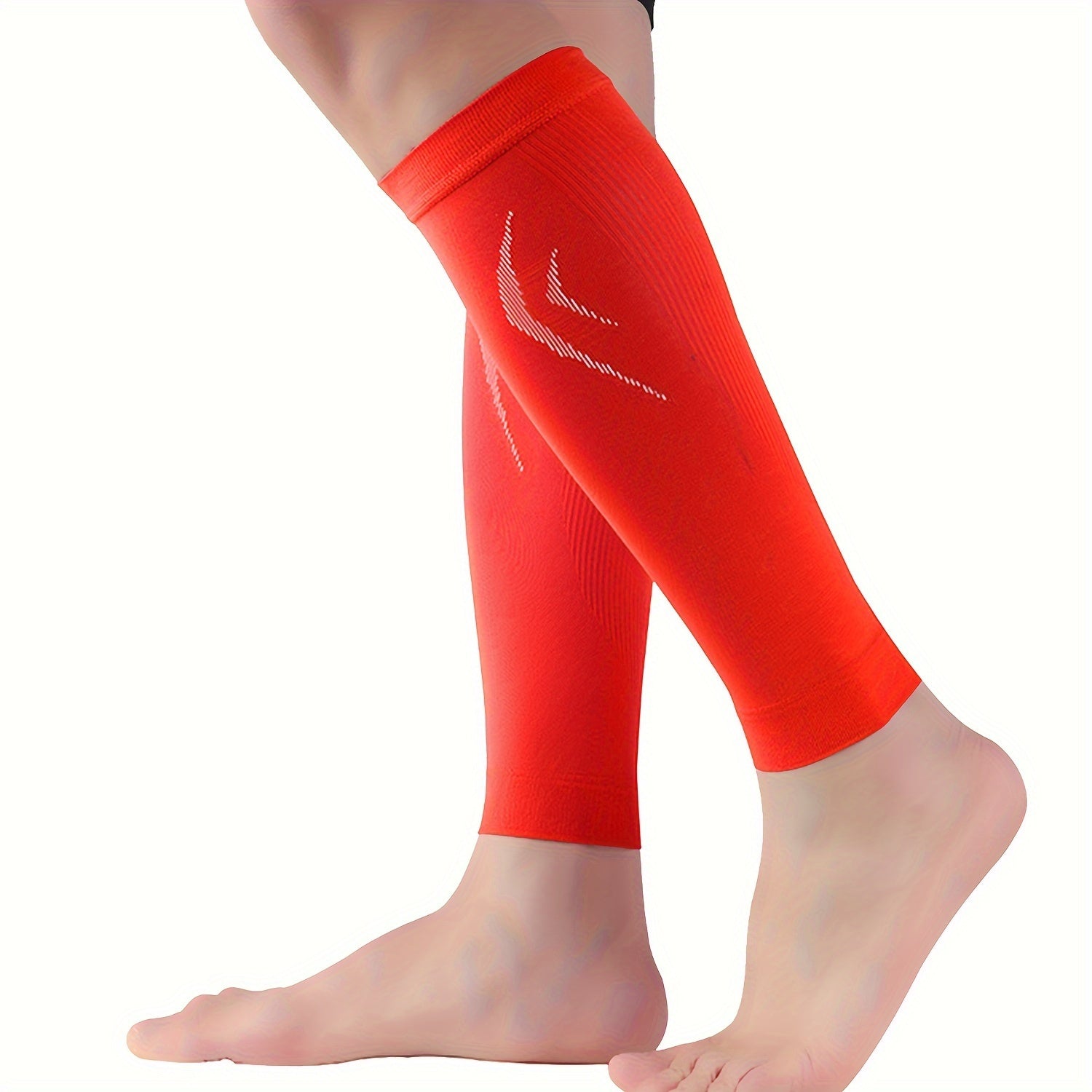 Men Women Calf Compression Sleeves 15-20mmHg Leg Footless Socks Summer