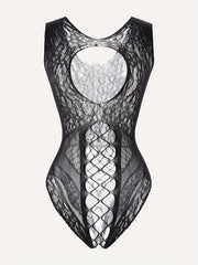 Women Fishnet Socks Bodysuit Lingerie for Nightclubs and Internet Celebrities