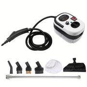 Portable Handheld Steam Cleaner with High Temperature Pressurized Steam and Brush Heads