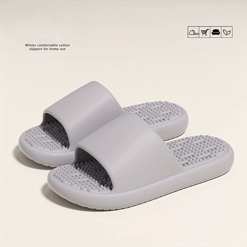 Unisex Breathable Massage Slippers for Home Indoor Use Quick-Drying Soles