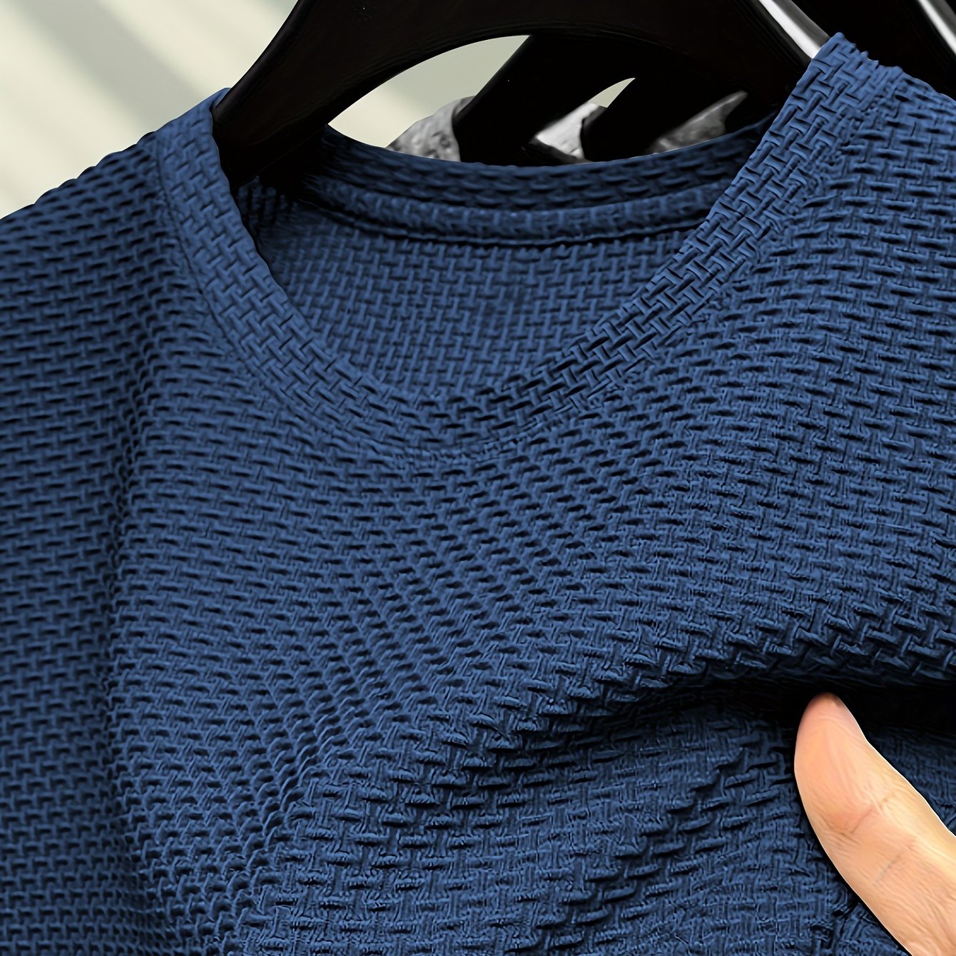 Camiseta de manga larga de nylon de color sólido para hombre, para verano, estilo casual, ajuste regular