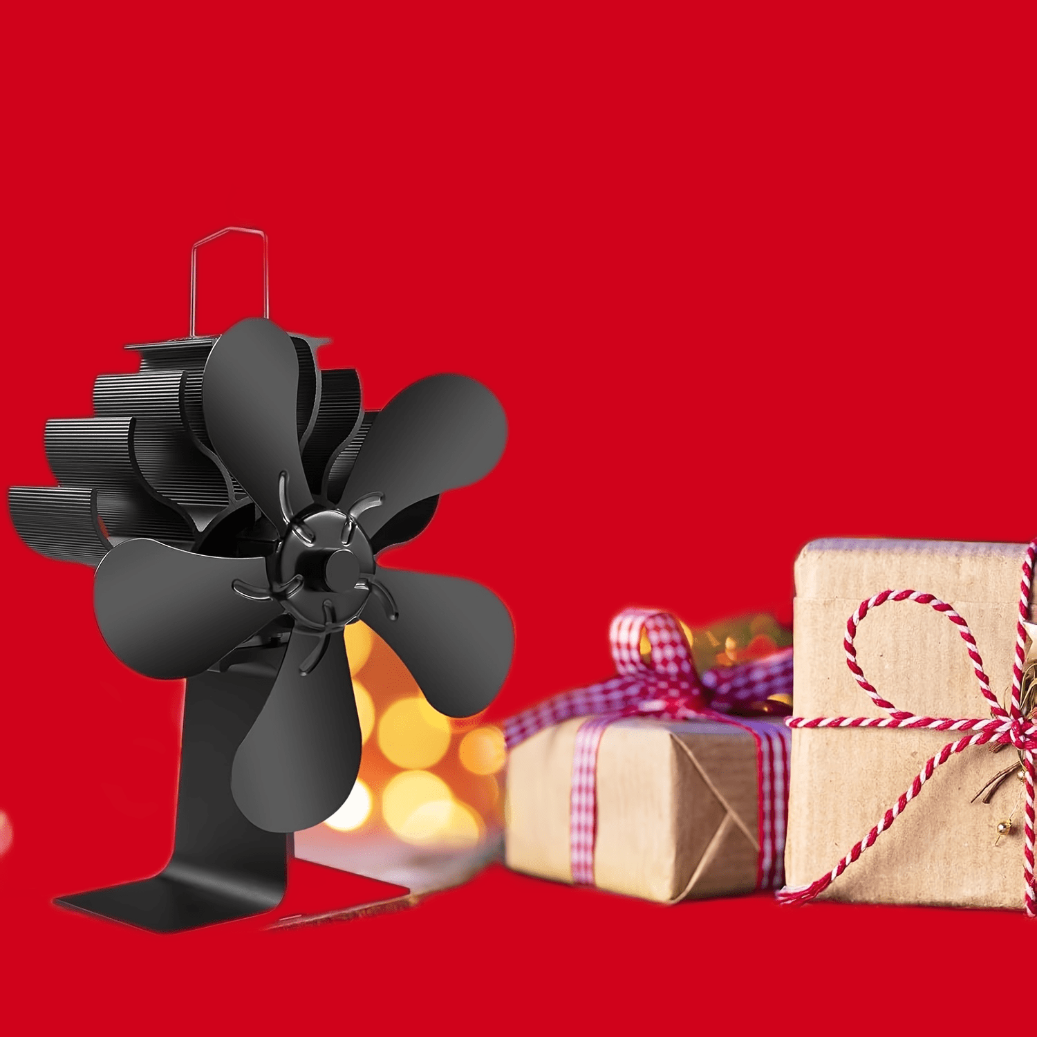 5 pichoqli alyuminiy termal pech fanati uchun o'rnatilgan va gidronik isitish uchun