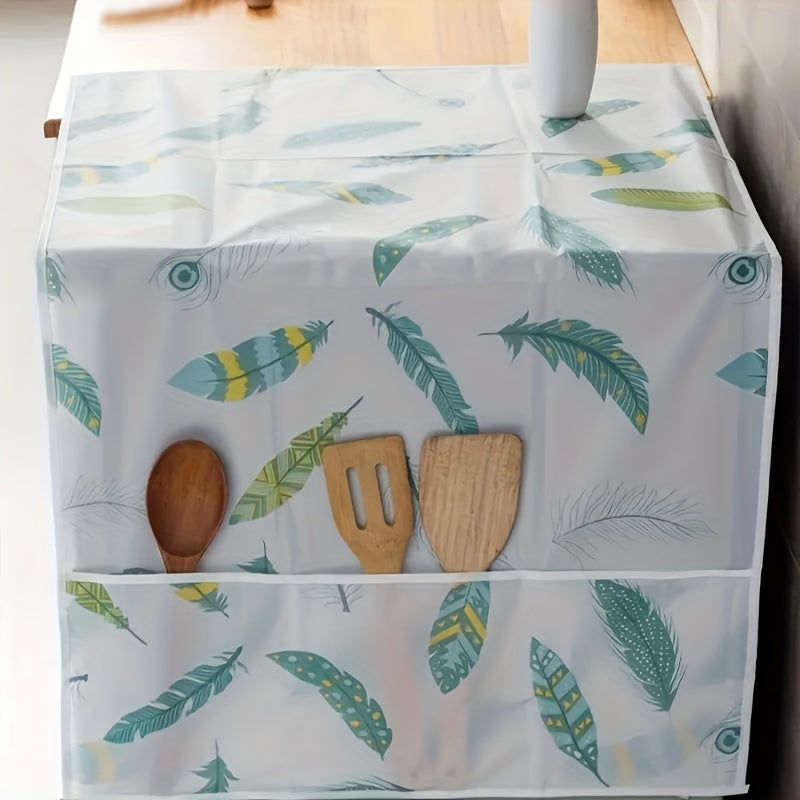 Водонепроницаемый чехол для холодильника с милым мультяшным дизайном - многофункциональное кухонное хранилище и подвесная сумка для домашнего или ресторанного использования.