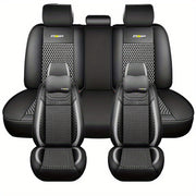 Universal Black Mesh Car Seat Cover for Summer, Durable, Easy Install