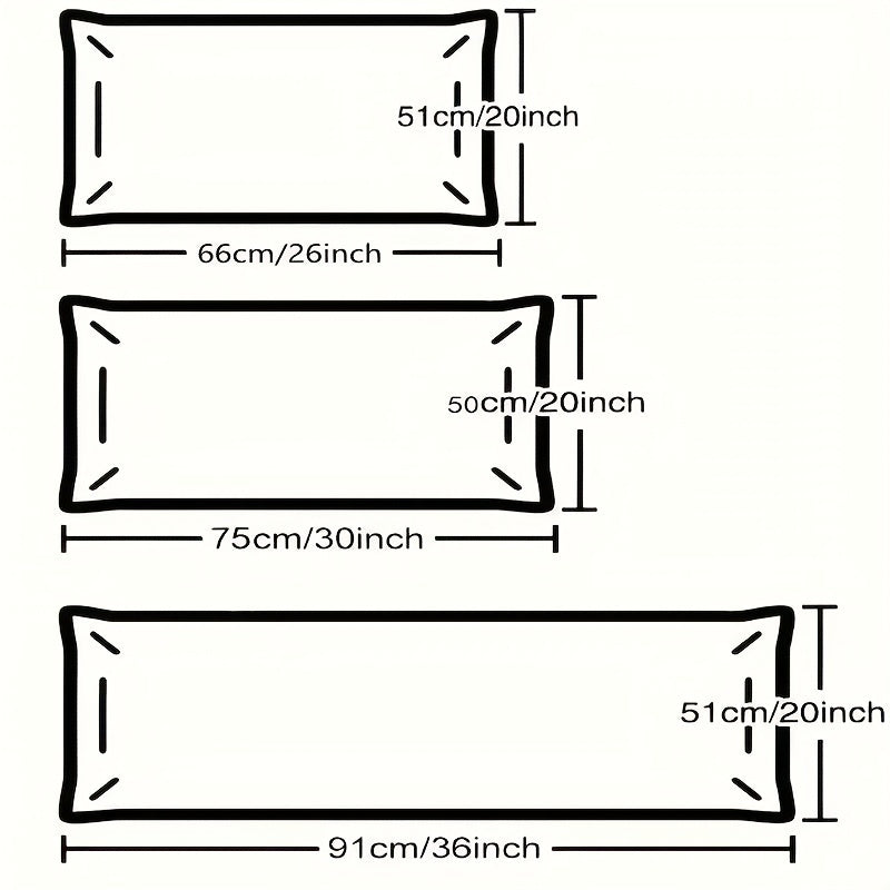 Printed Pillowcase Soft Breathable Modern Style Single or Pair Bedding Accessory