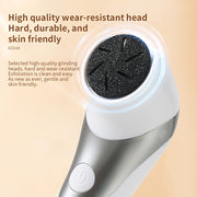 Electric Foot File with USB Charging Dual Heads Dead Skin Callus Remover