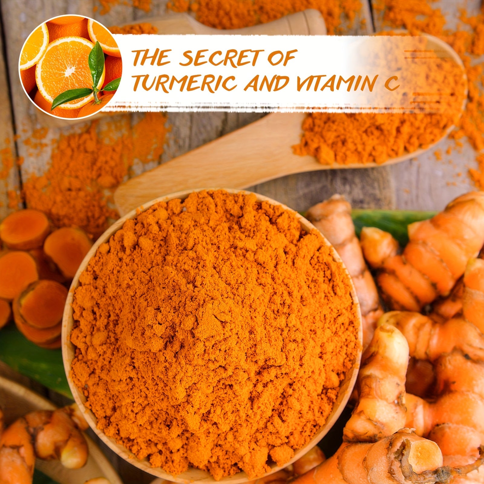 120 г Маска для очищения с куркумой и витамином C - Идеальный подарок на Новый год или День святого Валентина