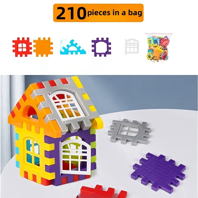 Educational STEM Building Blocks Kit for Kids 3-9 140/210/310 Pieces