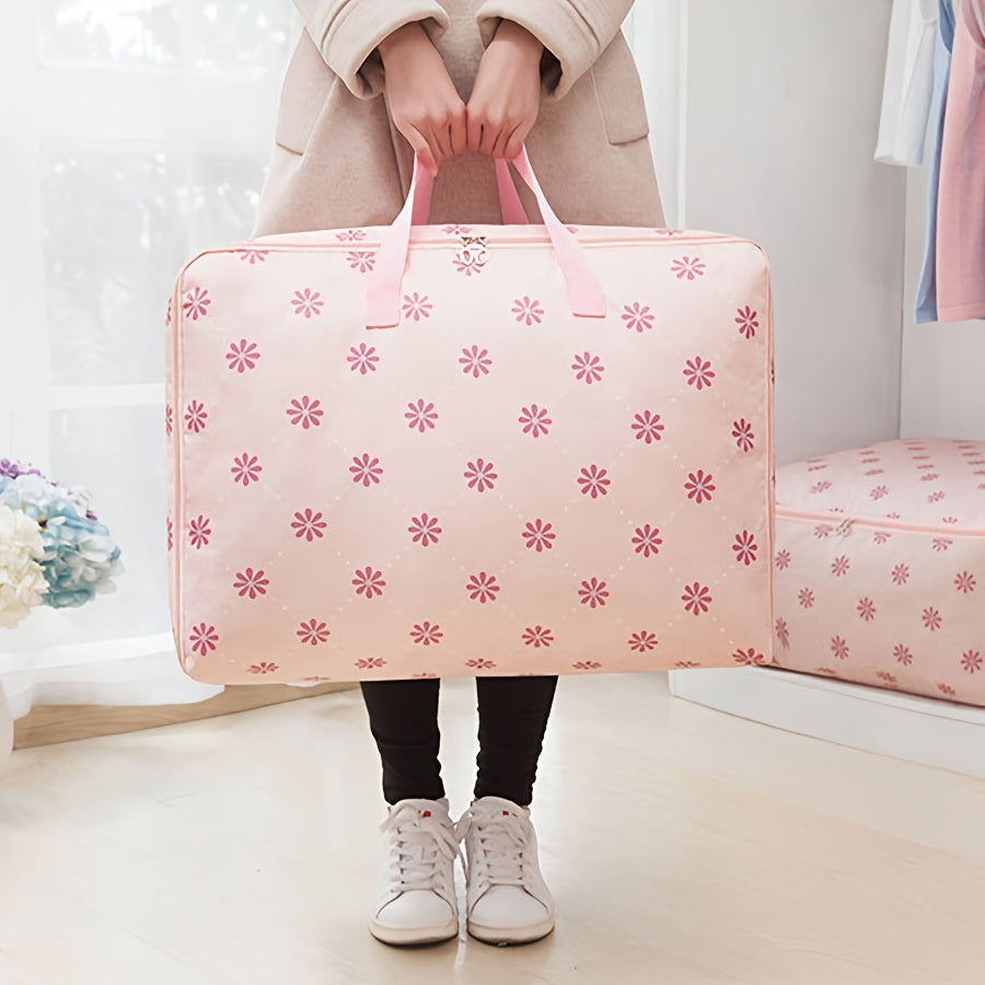 Large Capacity Waterproof Oxford Cloth Storage Bag for Clothes Bedding Toys Household Organization