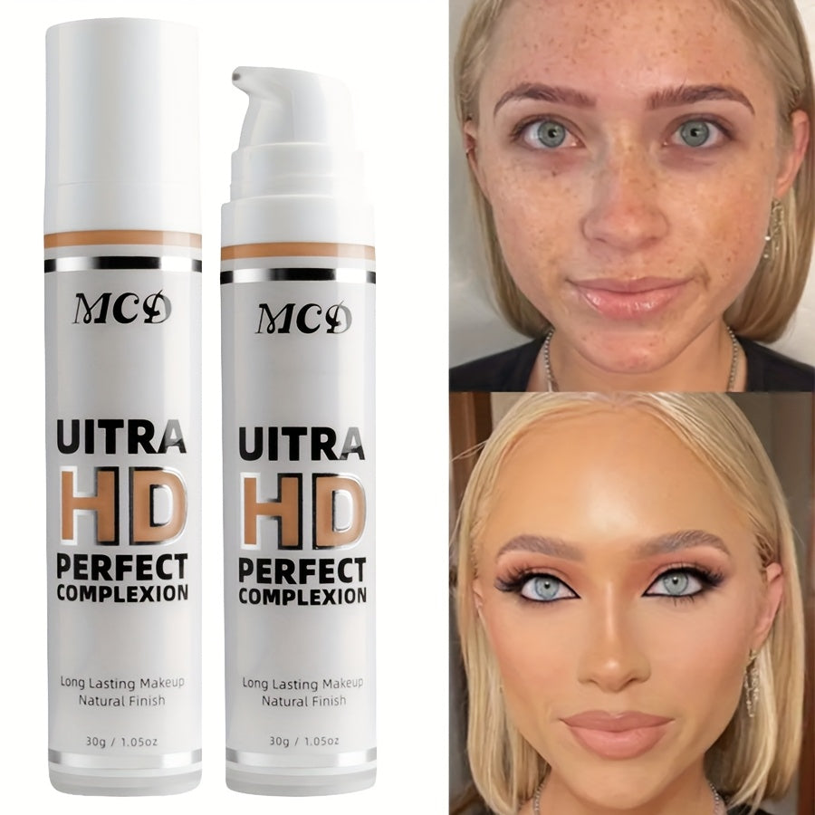 Women Full Coverage Concealer Waterproof Long Lasting Liquid Foundation for Dark Circles