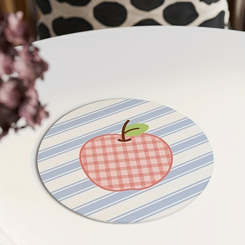 Coaster Set with Non-Slip Rubber Backing, Absorbent Drying Mat for Sink