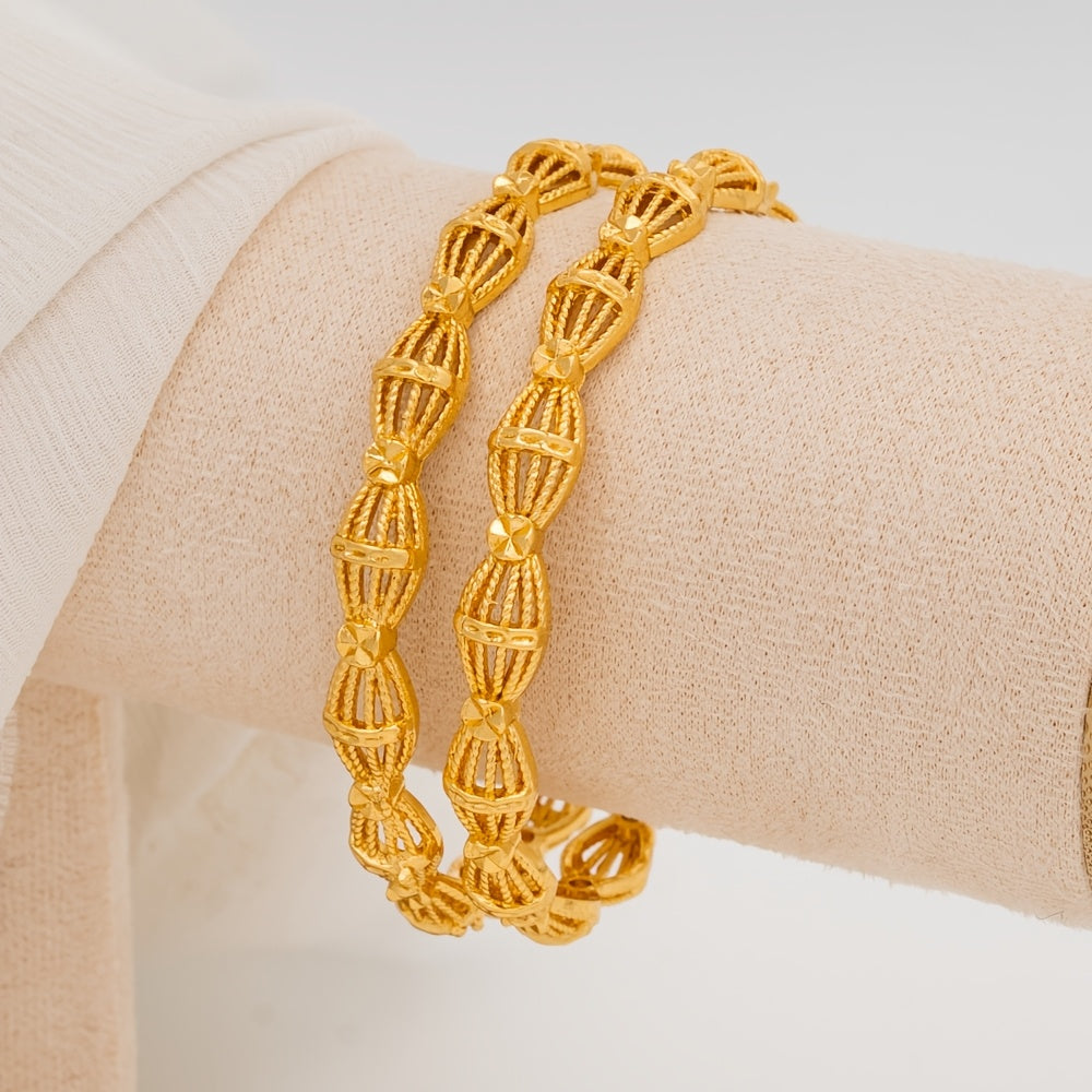 4 ta uslubiy va jozibador qotishma bilakuzuklar to'plami - Har kuni kiyish va maxsus tadbirlar uchun ko'p maqsadli aksessuarlar, partiyalar va festivallar uchun ideal