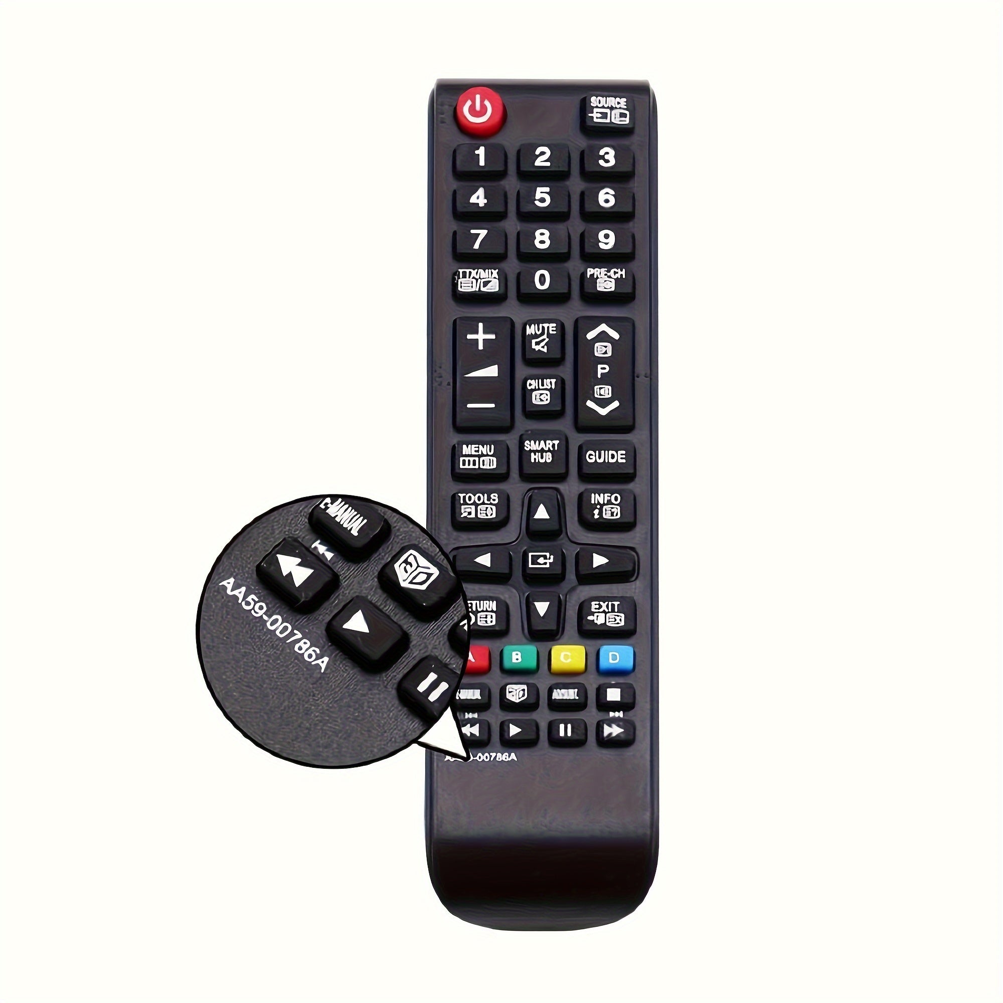Universal Voice Search Infrared Remote Control for Samsung TVs Battery Powered