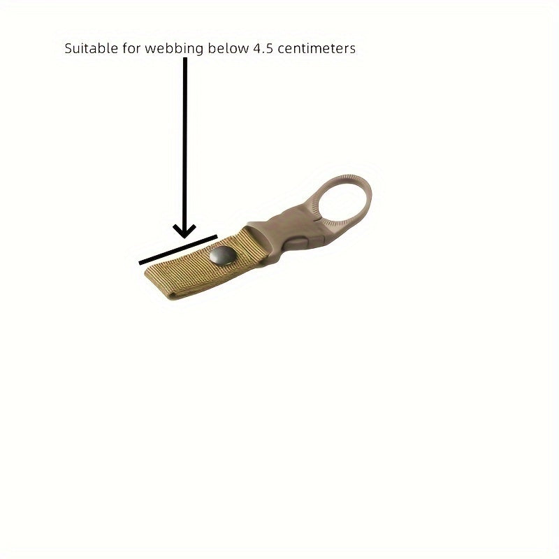 Nylon Water Bottle Holder with Carabiner Clip for Hiking Camping Outdoor Activities