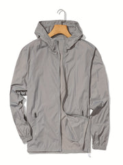 Breathable Sun Protection Windbreaker for Men and Women Quick-Drying Hooded Casual Outdoor Spring Summer